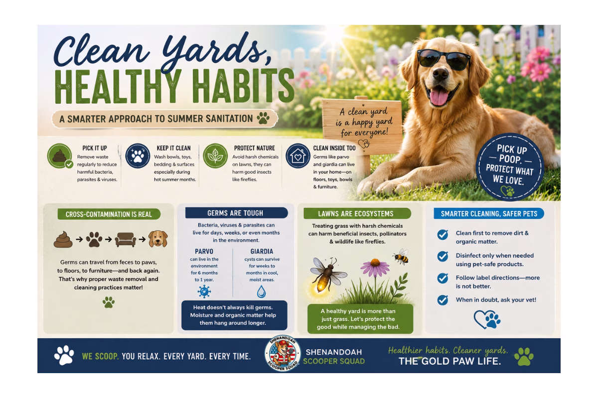 The Summer Clean-Yard Guide 🐾☀️
